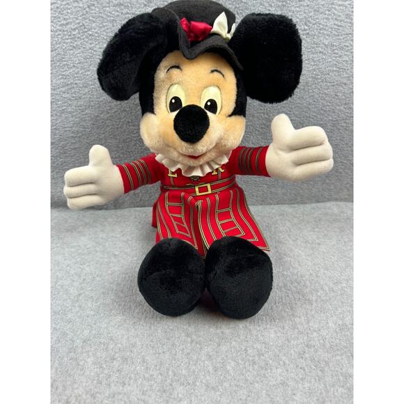 Disney‎ Mickey Mouse Beefeater Plush - ER on Uniform - Fabric Tag - Picture 1 of 5